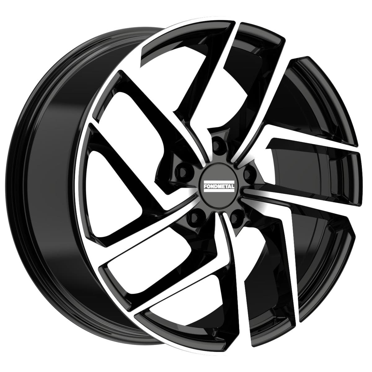 Diski R20 5x112 J9 ET34 Fondmetal Taara Glossy Black Machined