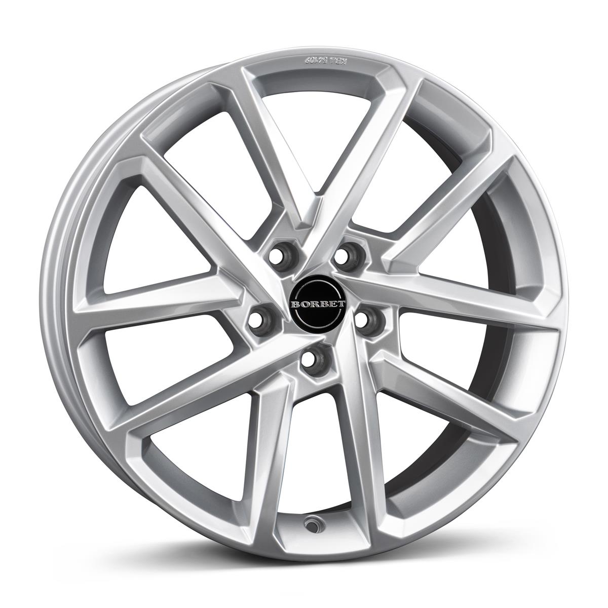 Diski R18 5x114.3 J7.5 ET45 Borbet N Crystal Silver