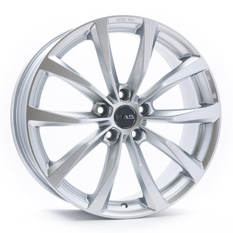 Diski R18 5x100 J7.5 ET48 MAK Wolf Silver