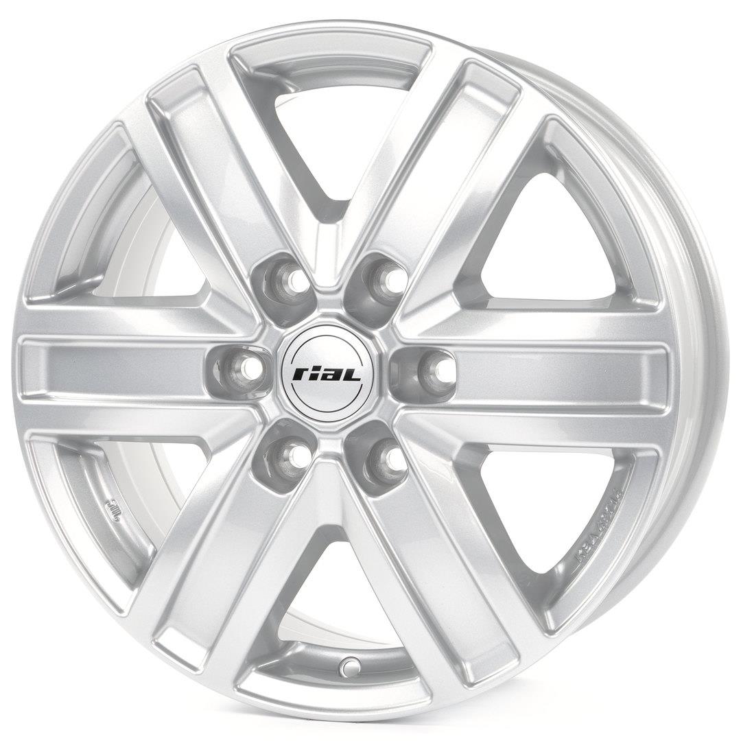 Diski R16 6x120 J6.5 ET50 Rial Transporter polar-silver