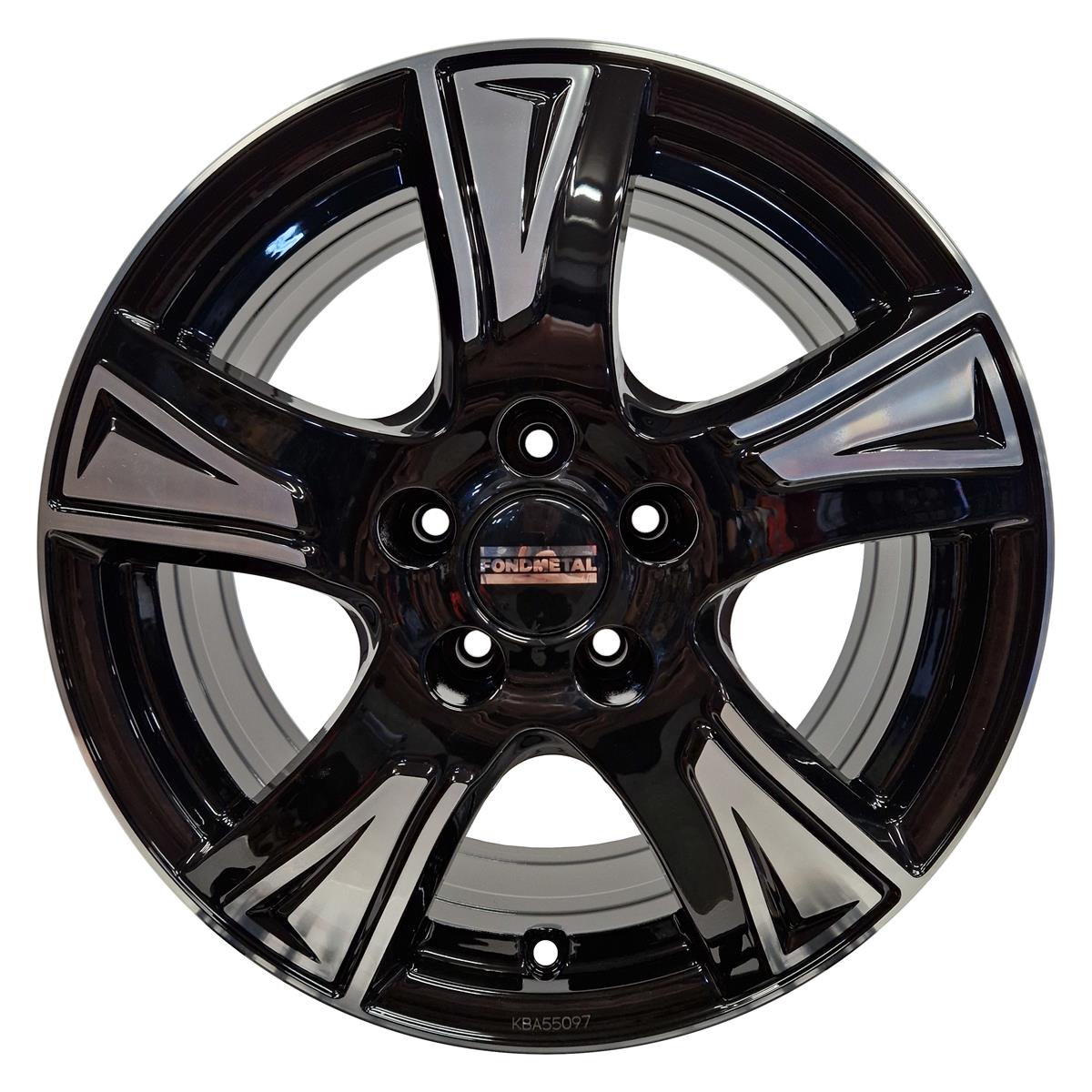 Diski R16 5x108 J6.5 ET42 Fondmetal PRO1 Glossy Black Machined