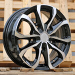 Diski R16 5×160 J6.5 ET56 RACINGLINE FBX079 FORD Black Polished (Hybrid Forged)