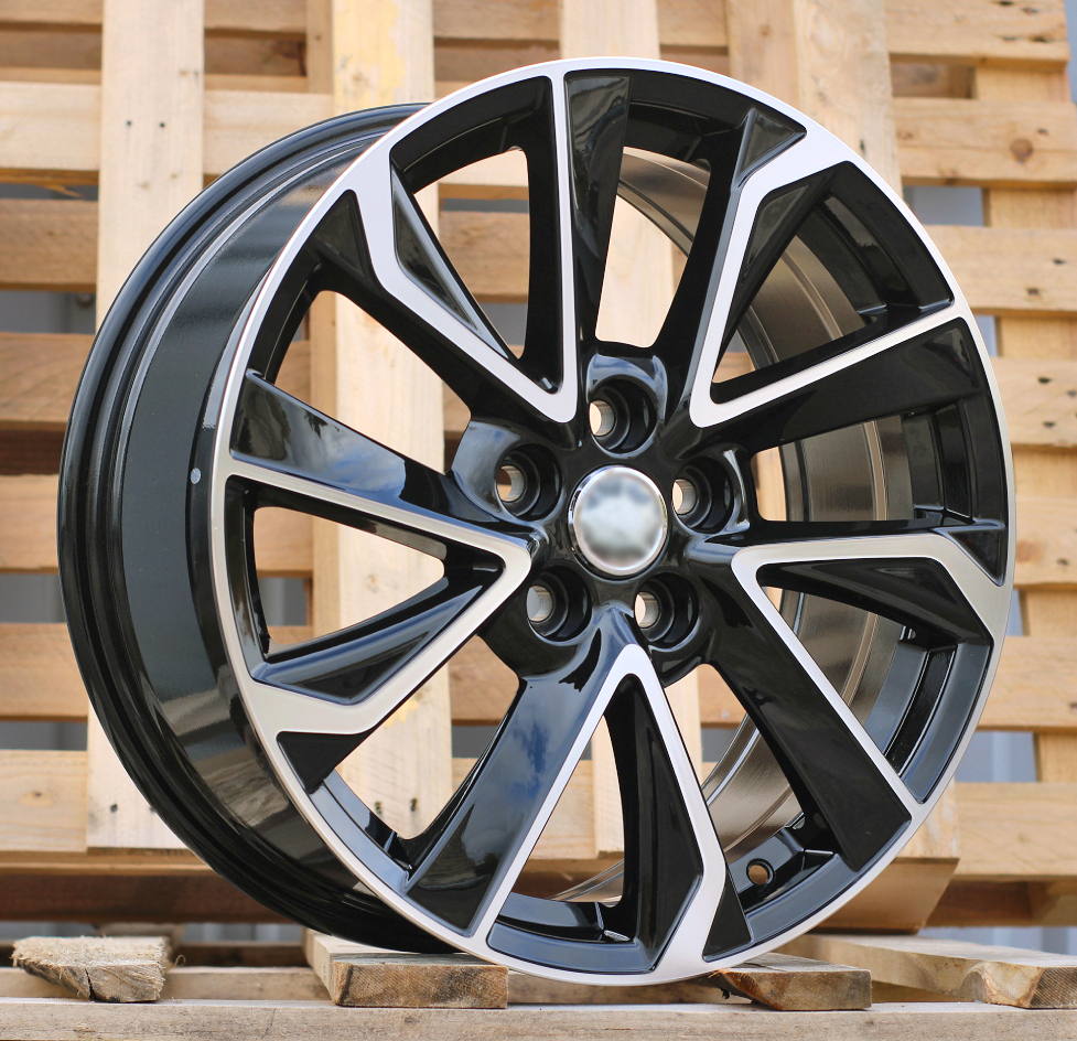 Diski R15 5x114.3 J6.5 ET40 RACINGLINE B5463 TOYOTA Black Polished
