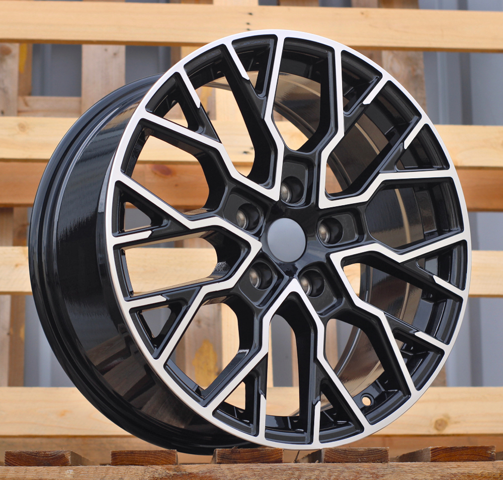 Diski R18 5x120 J8 ET48 RACINGLINE I5659 VW Black Polished