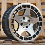 Diski R15 4×100 J7 ET24 RACINGLINE BK927 Black Polished