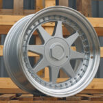 Diski R17 5×112 J8.5 ET30 RACINGLINE 7905F Silver +Polished Lip (Rear+Front)