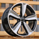 Diski R19 5×112 J8.5 ET32 RACINGLINE A5470 AUDI Black Polished (Milling)