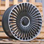 Diski R21 5×112 J9 ET30 RACINGLINE H3286F MERCEDES Black Polished Half Matt (Rear+Front) (Hybrid Forged)