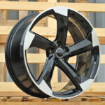 Diski R21 5×112 J9 ET25 RACINGLINE H3388F AUDI Black Polished (Hybrid Forged)