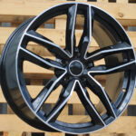 DISKI Audi R17 5×112 J7.5 ET40 BK690 Black Polished