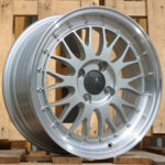 Diski R16 4×100 J8.5 ET20 RACINGLINE A1025 Silver +Polished Lip (Rear+Front)