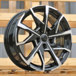 Diski R17 5×114.3 J7 ET38 RACINGLINE YF1159 TOYOTA Black Polished