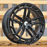 Diski R20 5×108 J8.5 ET40 RACINGLINE HF5187 Black (Hybrid Forged)
