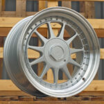 Diski R17 4×100 J7.5 ET30 RACINGLINE 7962F Silver +Polished Lip (Rear+Front)