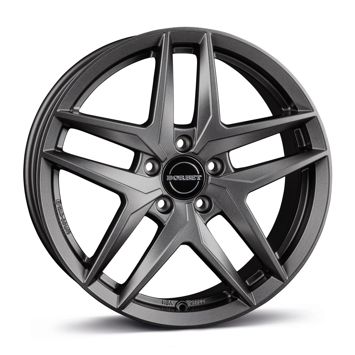Diski R19 5x112 J8 ET43 Borbet Z dark grey matt