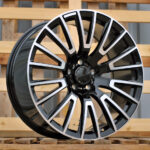 Diski R22 5×130 J10 ET36 RACINGLINE F1070 MERCEDES Black Polished (Hybrid Forged)