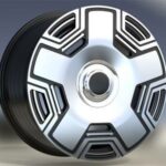 Diski R22 5×130 J10 ET35 RACINGLINE F3053 MERCEDES Black Polished (Hybrid Forged)