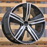 Diski R22 5×130 J9 ET29 RACINGLINE I5664 PORCHE Black Polished (Rear+Front)