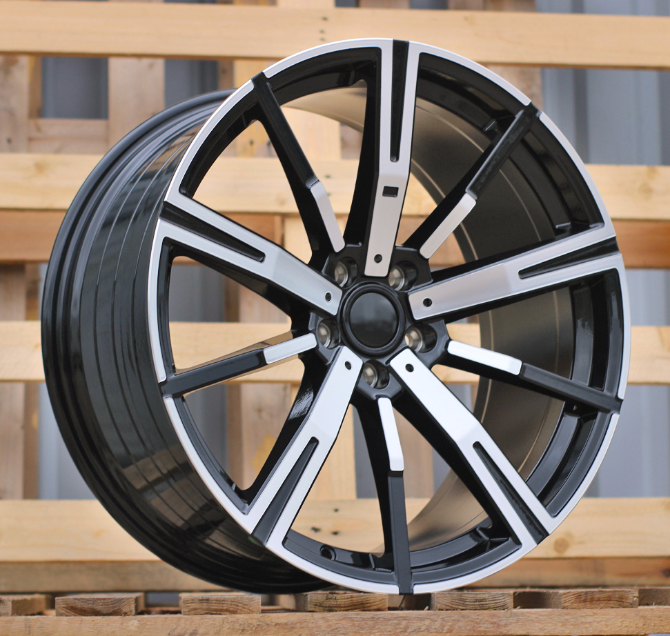 Diski R20 5x112 J8.5 ET26 RACINGLINE YF1156 BMW Black Polished (Rear+Front) (Hybrid Forged)