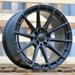 Diski R19 5×112 J8.5 ET25 HAXER HX019F Black Half Matt (Hybrid Forged)
