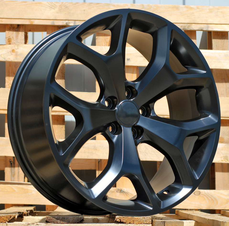 Diski R20 5x115 J8 ET24 DODGE B1319 Black Half Matt