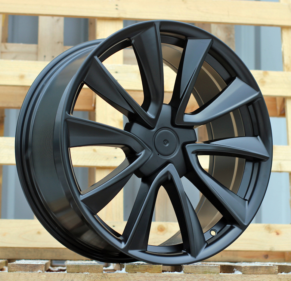 Diski R19 5x114.3 J8.5 ET40 RACINGLINE B2046 TESLA Black Half Matt (Hybrid Forged)
