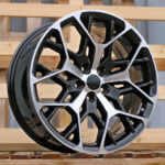 Diski R20 5×127 J8.5 ET50 RACINGLINE A1458 JEEP Black Polished