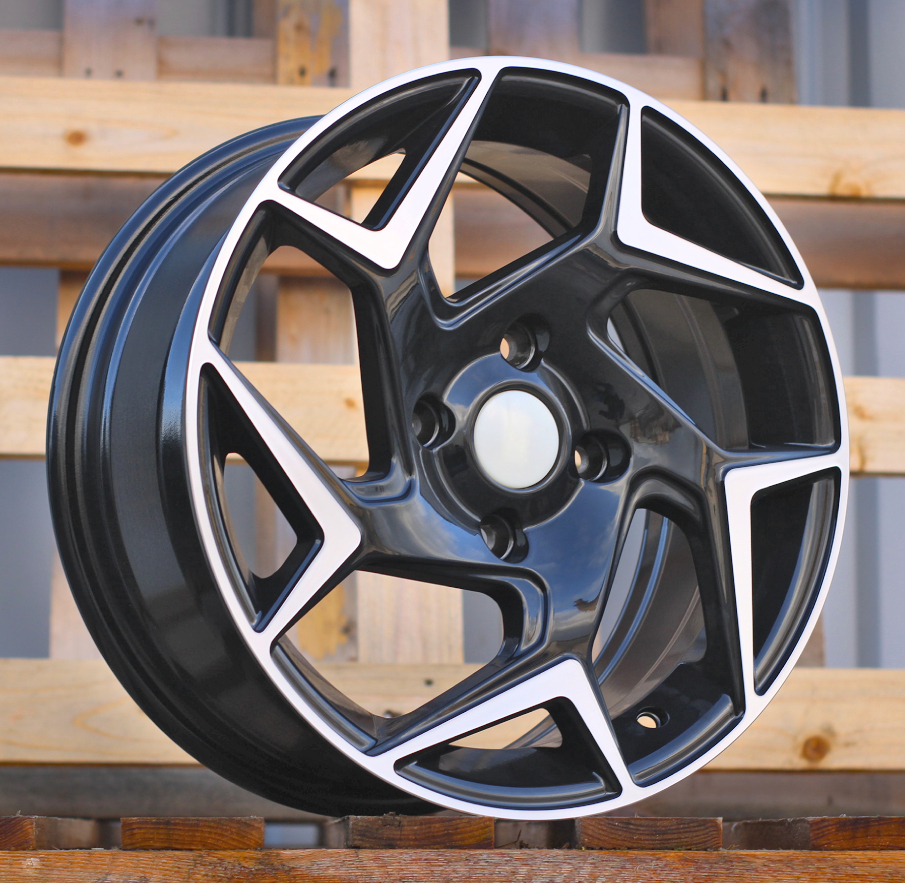 Diski R15 4x108 J6.5 ET40 RACINGLINE XE172 FORD Black Polished