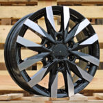 Diski R16 6×130 J6.5 ET54 RACINGLINE B3023 MERCEDES Black Polished (Hybrid Forged)
