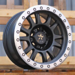 Diski R16 5×139.7 J8 ETM12 RACINGLINE B5944 4X4 Black Half Matt +Polished Lip