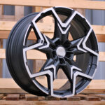 Diski R20 5×112 J8 ET46 RACINGLINE HF5223 BMW Black Polished Half Matt (Hybrid Forged)