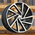 Diski R17 5×112 J7.5 ET45 RACINGLINE B5329 VW Black Polished