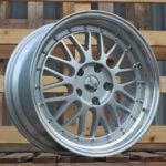 Diski R16 4×100 J7.5 ET20 RACINGLINE A1025 Silver +Polished Lip (Rear+Front)