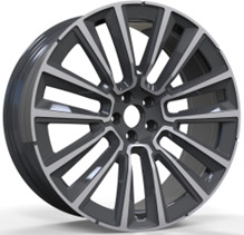 Diski R22 5x108 J9 ET38.5 RACINGLINE YF7076 VOLVO Black Polished (Hybrid Forged)