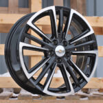 Diski R17 5×100 J7 ET47 RACINGLINE Y1257 SEAT Black Polished