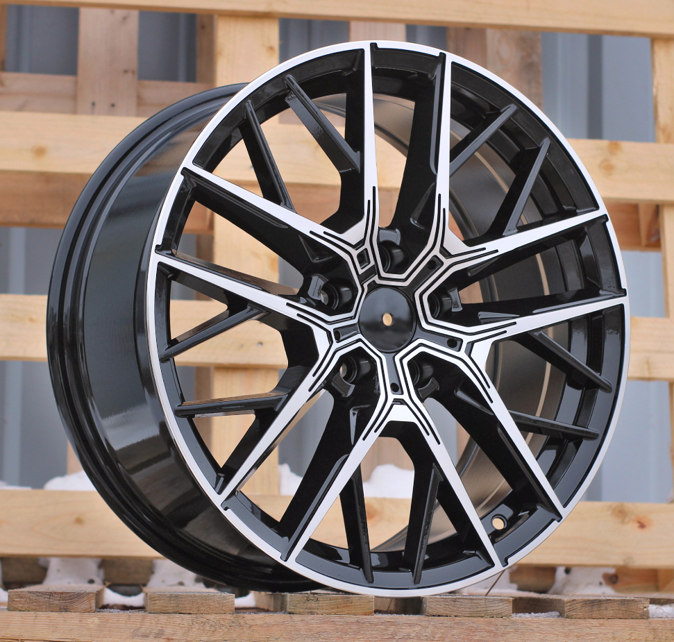 Diski R19 5x112 J8 ET50 RACINGLINE H5080 BMW Black Polished