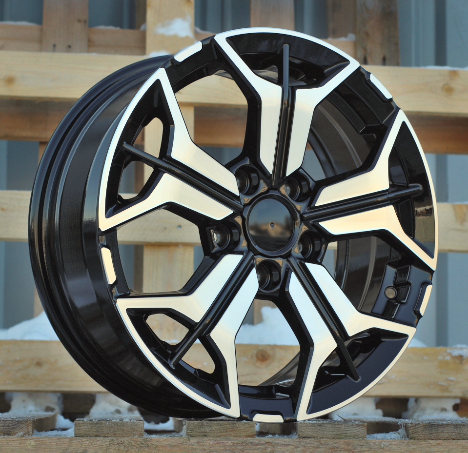 Diski R16 5x114.3 J6.5 ET40 RACINGLINE B5846 KIA Black Polished