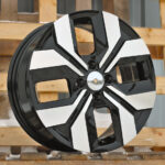 Diski R16 4×100 J6.5 ET40 RACINGLINE Y1392 DACIA Black Polished