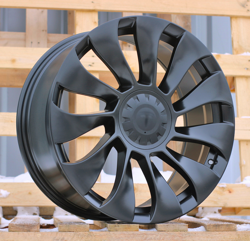 Diski R19 5x114.3 J8.5 ET40 RACINGLINE YS214 TESLA Black Half Matt (Hybrid Forged)