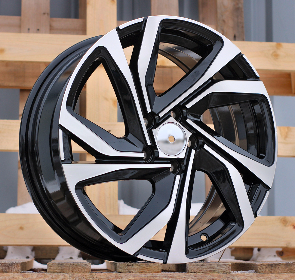 Diski R15 4x100 J6 ET40 RACINGLINE B5762 RENAULT Black Polished