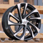 Diski R15 5×98 J6.5 ET39 RACINGLINE B1514 FIAT Black Polished
