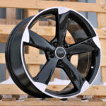 Diski R19 5×112 J8.5 ET40 RACINGLINE BK217 AUDI Black Polished
