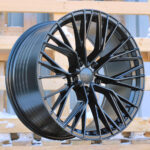 Diski R20 5×120 J10 ET40 HAXER HX024F Black Half Matt (Rear+Front) (Hybrid Forged)