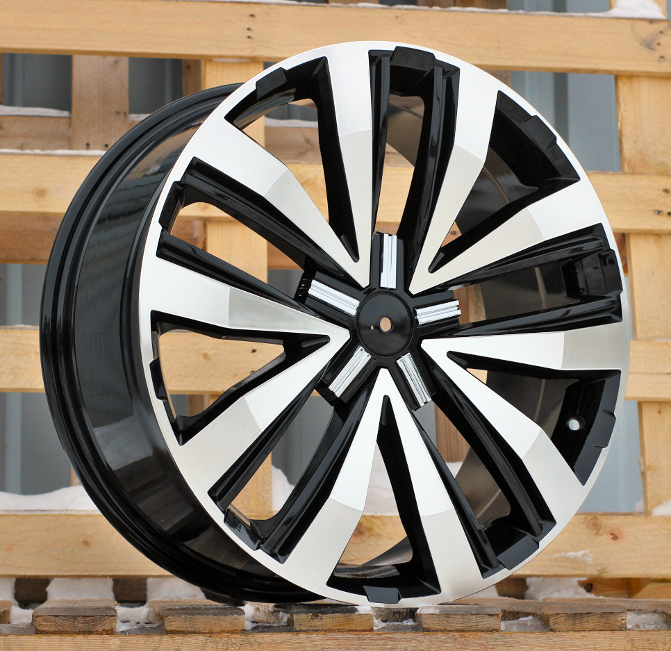 Diski R20 5x120 J8.5 ET45 RACINGLINE A5377 VW Black Polished