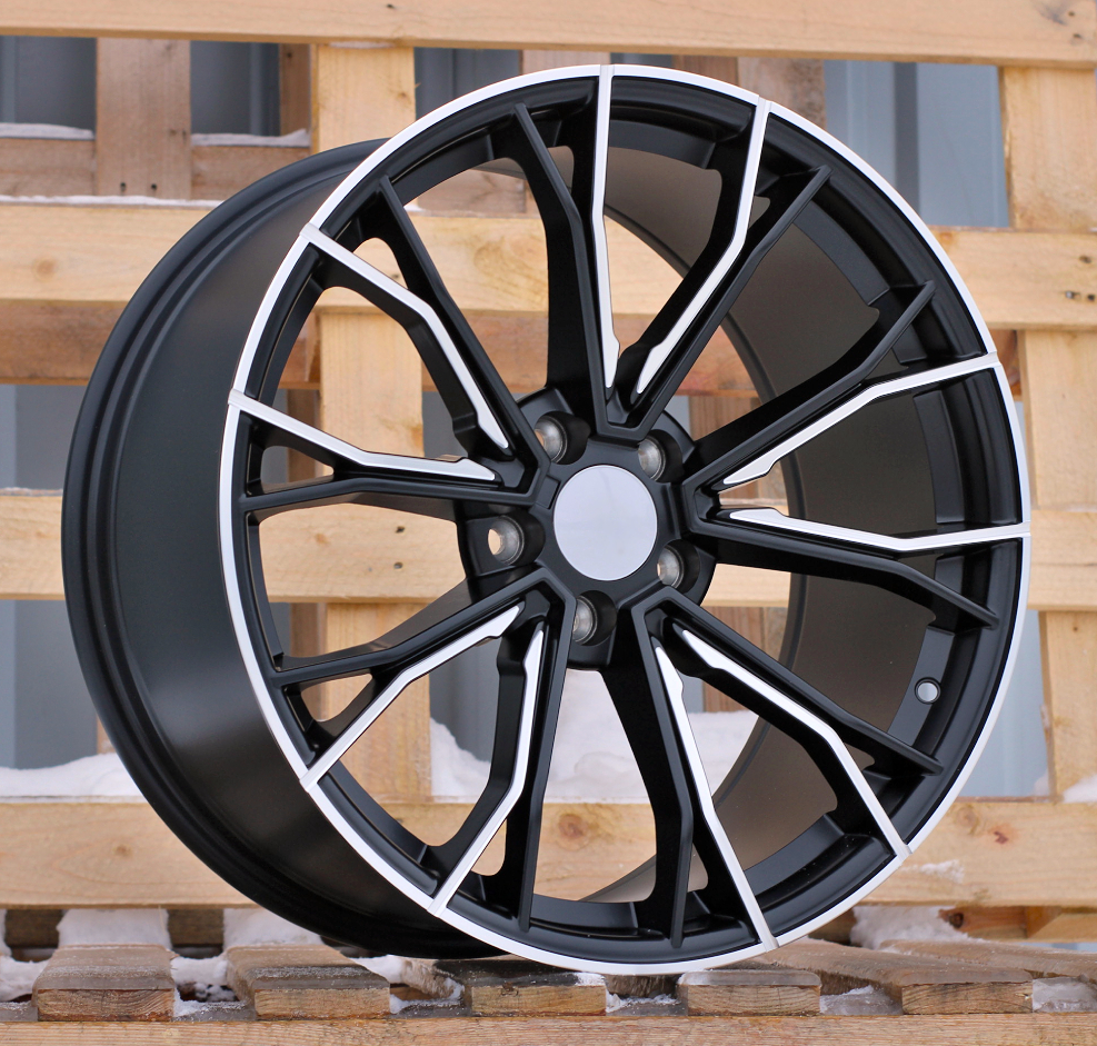 Diski R19 5x112 J9.5 ET38 RACINGLINE A5385 BMW Black Half Matt (Rear+Front)