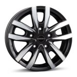 Diski R16 5×118 J6 ET68 Borbet CW5 black polished matt