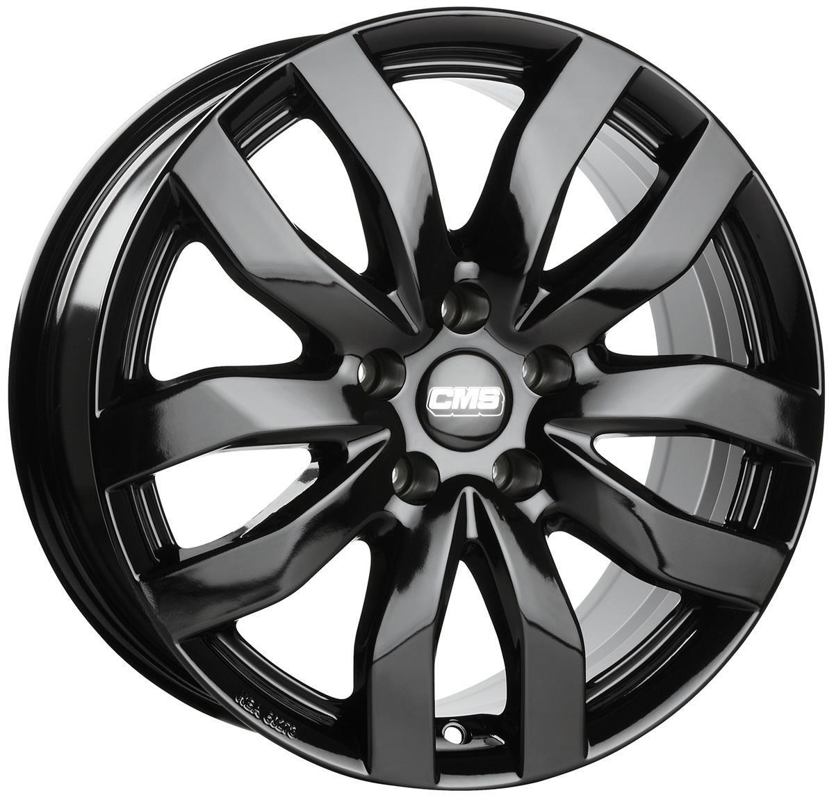 Diski R15 5x100 J6 ET45 CMS C22 Complete Black Gloss