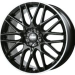 Diski R18 5×114.3 J7.5 ET47 CMS C25 Diamond Rim Black Gloss