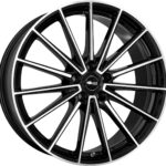 Diski R20 5×114.3 J7.5 ET35 Brock B43 Schwarz Glanz Voll-Poliert (SGVP)