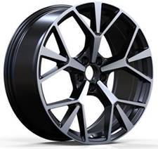 Diski R20 5x112 J8.5 ET38 RACINGLINE 3S1385 AUDI Black Polished (Hybrid Forged)